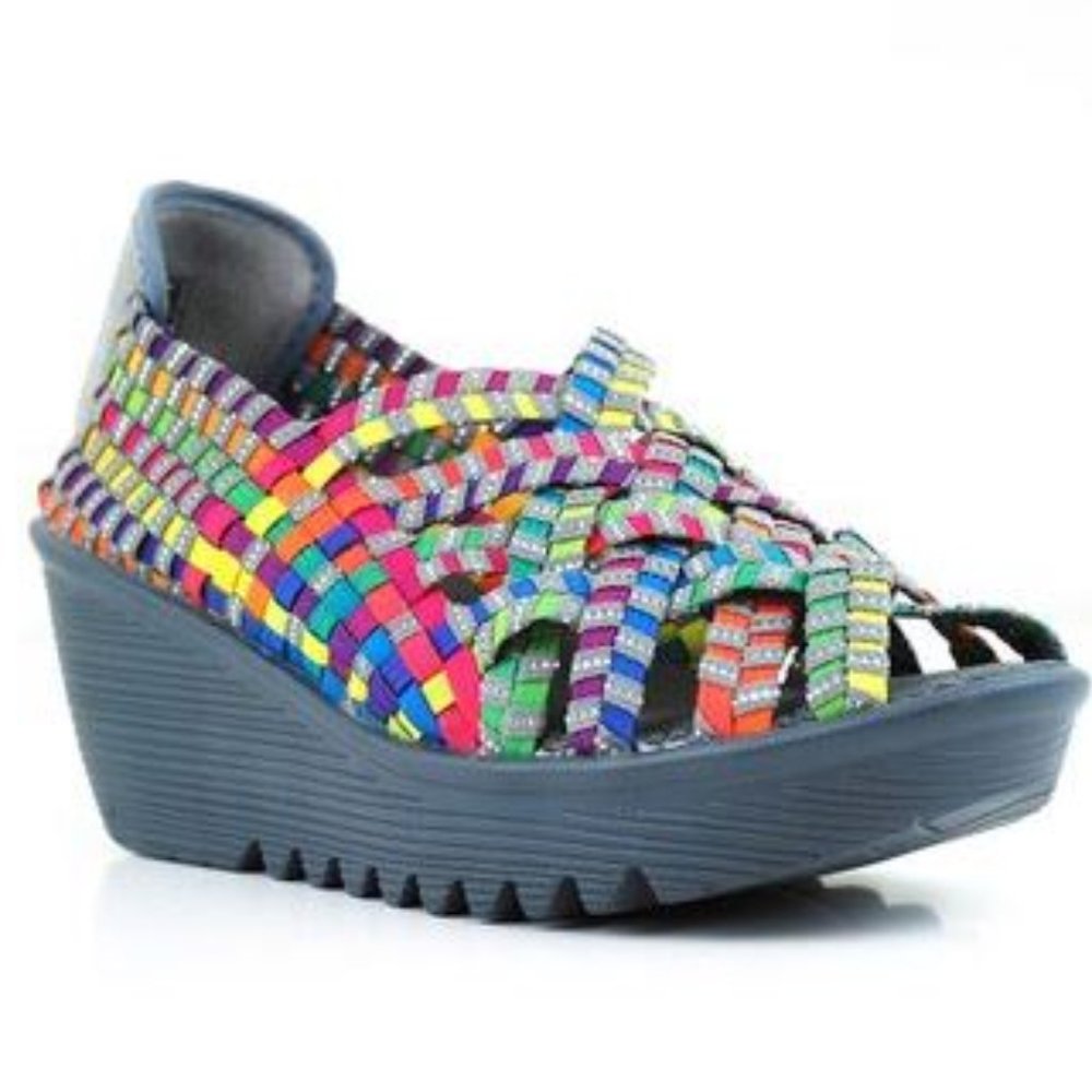 Bernie Mev Rainbow Hope Wedge